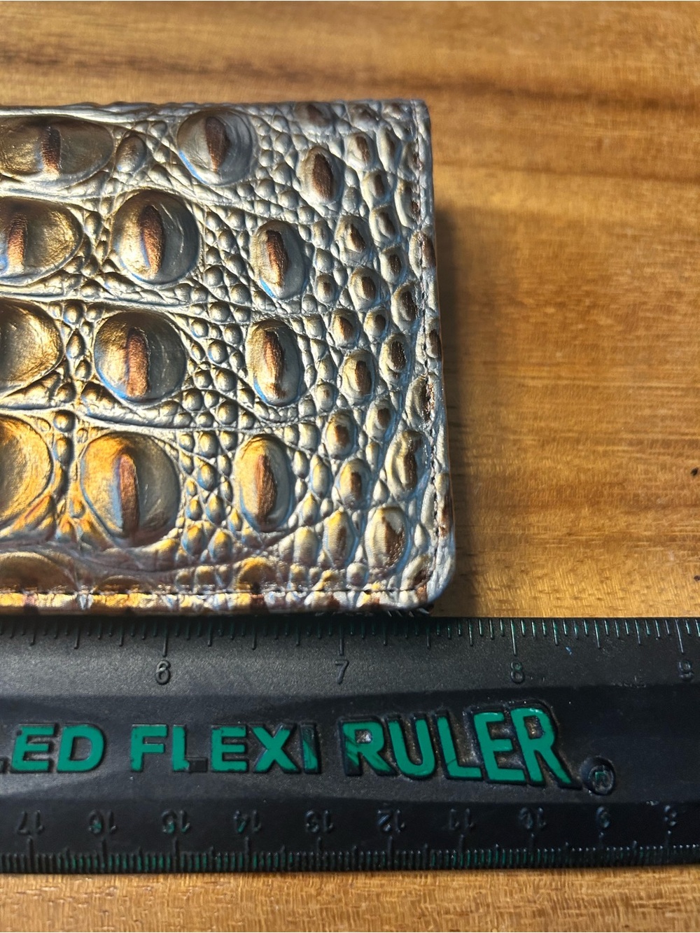 BRAHMIN MACCHIATO OMBRE MELBOURNE ADY WALLET. GENUINE LEATHER. EUC. Beautiful! - Picture 9 of 12